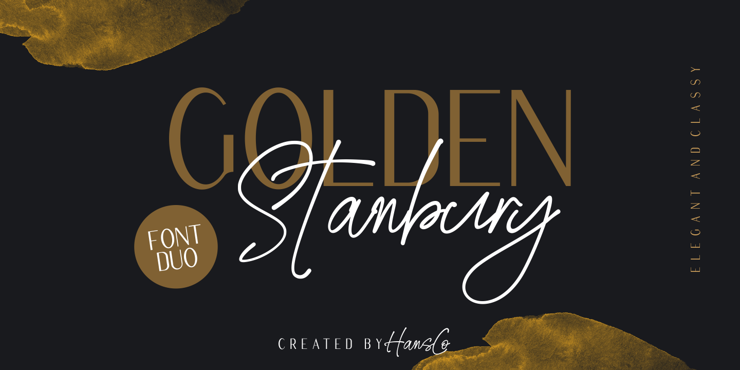 Шрифт Golden Stanbury